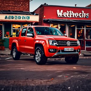 VW Amarok red