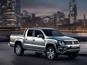 VW Amarok Gen I face-lift model in silver color